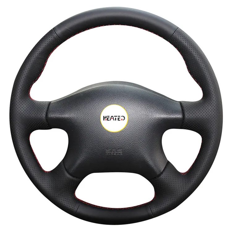 Black Leather Steering Wheel Cover For Nissan X-Trail (T30
