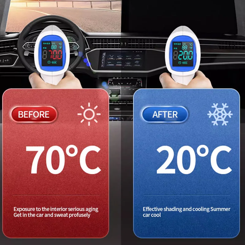 Car Anti-UV Window Sun Visor Kia Models Customized OEM Front Windshield Privacy Sun Visor