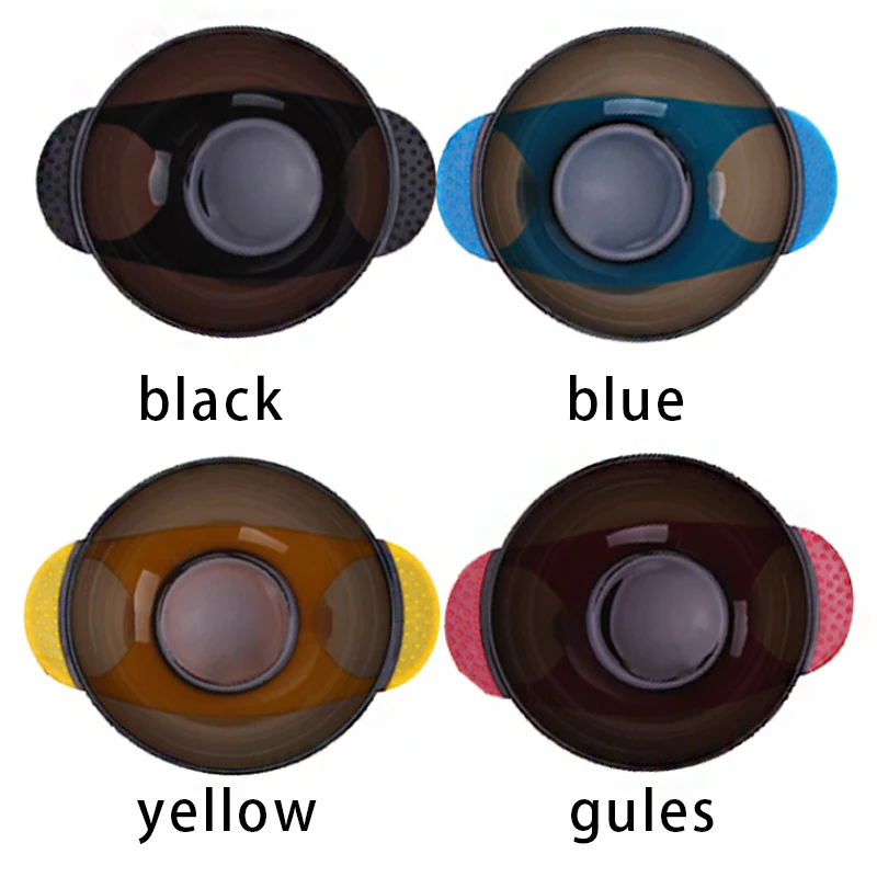 Новый стиль, чаша на присоске для выпечки, противоскользящая чаша для смешивания цвета силикагеля, уход за волосами, перевернутая пленка на присоске, четыре цвета