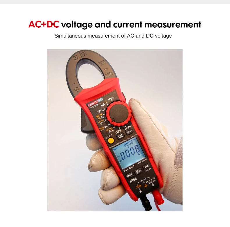 UT276A+ Clamp Ground Resistance Tester 0-500 Resistance Range uni-t clamp meter
