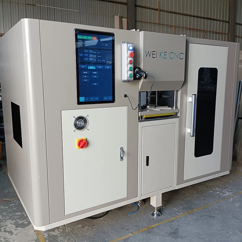 High Precision 3-Axis CNC Milling Machine for Large Processing Range Core PLC for PVC Aluminium Profile End Face Milling