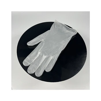 100 Pcs Per Box High Quality Powder Free / Powdered Vinyl Gloves Clear Color Blue Color Black Color Food Grade Glov es