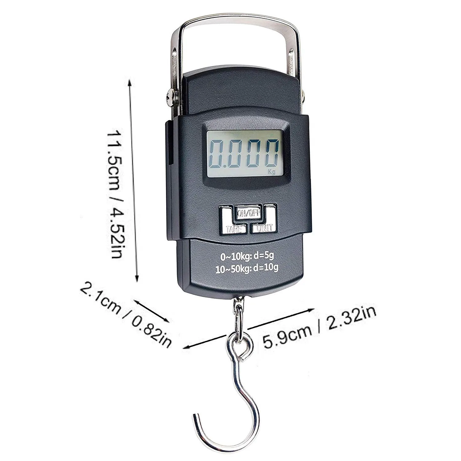 Mini Hanging Hook Luggage Weight Scale Travel 50kg/110lb Baggage Portable Digital Luggage Hanging Scale