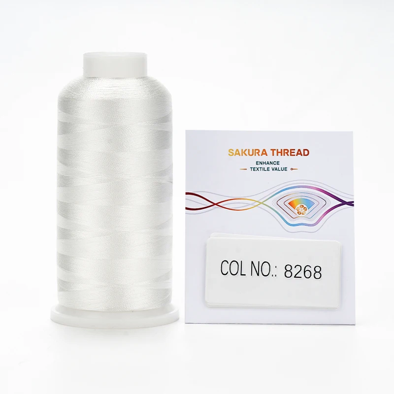 Viscose Embroidery Thread 120D/2  1680colors Stock SAKURA Brand