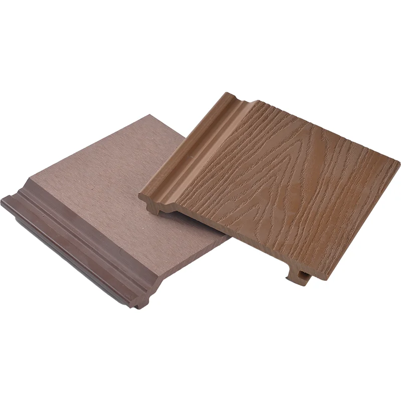 Outdoor Wpc Composite Exterior Wall Cladding for Corridor Exterior Outdoor Panel Decorative