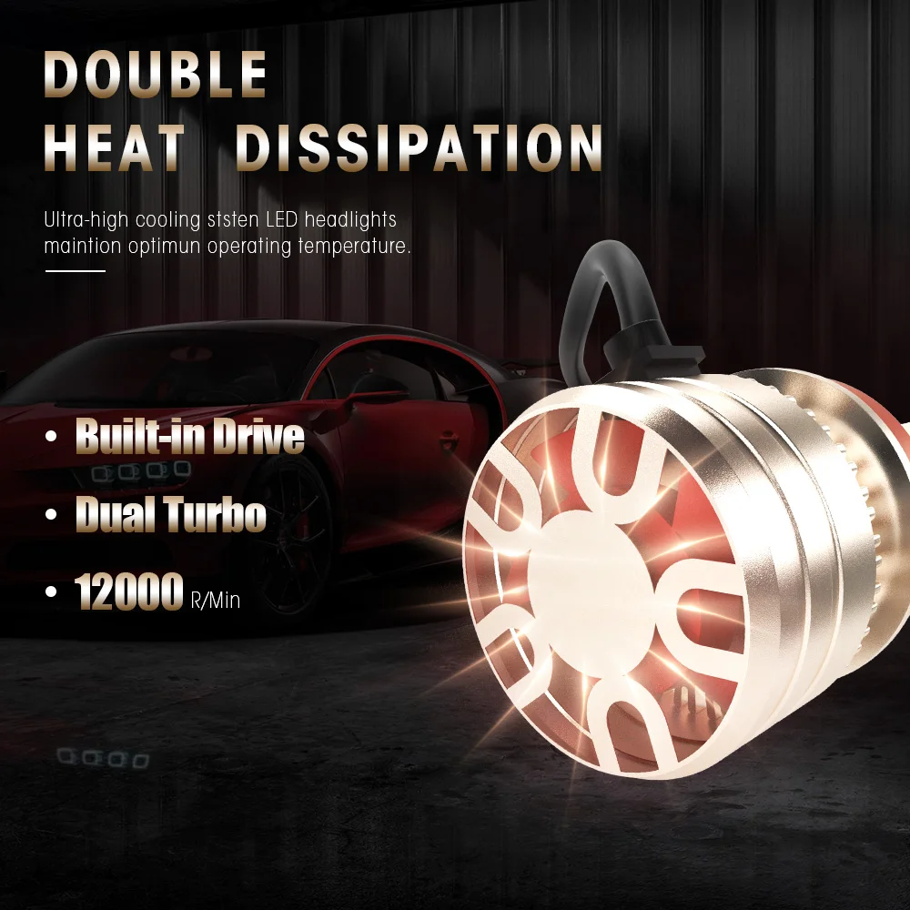 Auto Lighting System XM70 Car LED Headlights Bulb 9005 9006 H1 H4 H7 H11 LED Car Lights Headlamp Bulbs