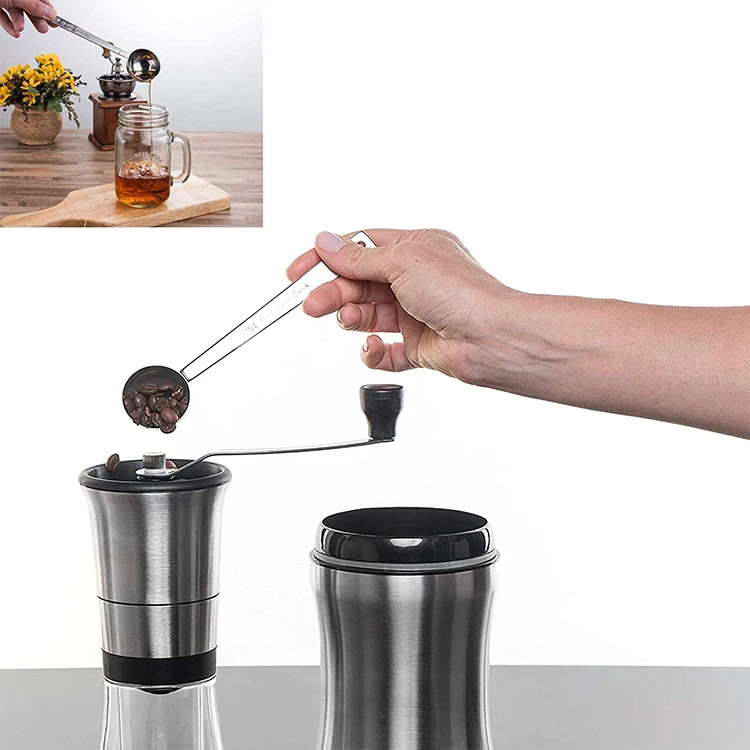 Custom LOGO 5ML 10ML 15ML 20ML 30ML Coffee Measuring Spoon Long Handle 1/2 Coffee Measuring Tablespoon Long Handle Coffee Scoop