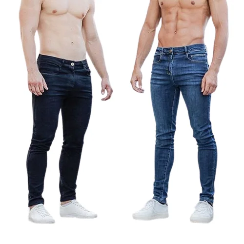 Pantaloni da uomo Strai Jeans a vita media elasticizzati slim business casual all'ingrosso cotone Li Bulbs personalizzati intrecciati_voghion.com
