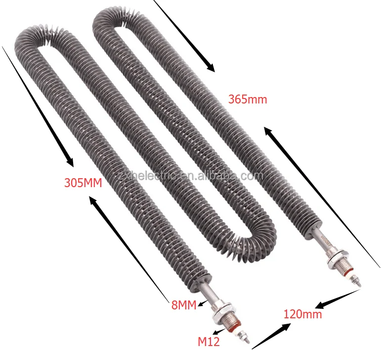 U Shape Finned Heater Electric Heating Element For Dehydrator Buy