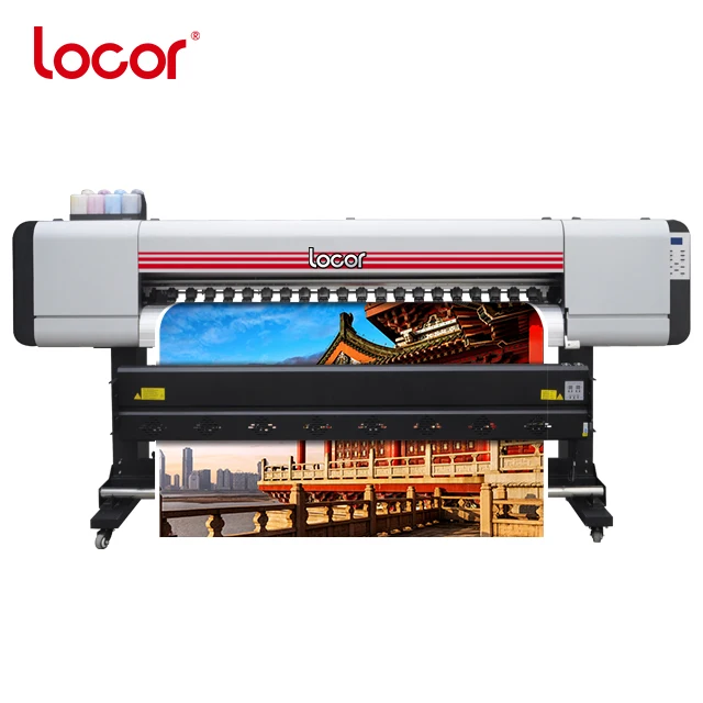 Locor Hot Selling Price Cheap 1.8m 6ft Width Single XP600 Head Eco Solvent Printer