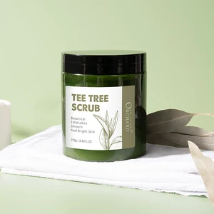 Orchard Custom Scrubs With Logo Private Label Wholesale Women Brightening Smooth Exfoliation Body Tea Tree Scrubs