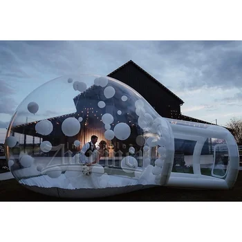 Outdoor Camping Event Wedding Party Inflatable Bubble tent,Inflatable Bubble Tent PVC  Clear Transparent Igloo Dome Tent