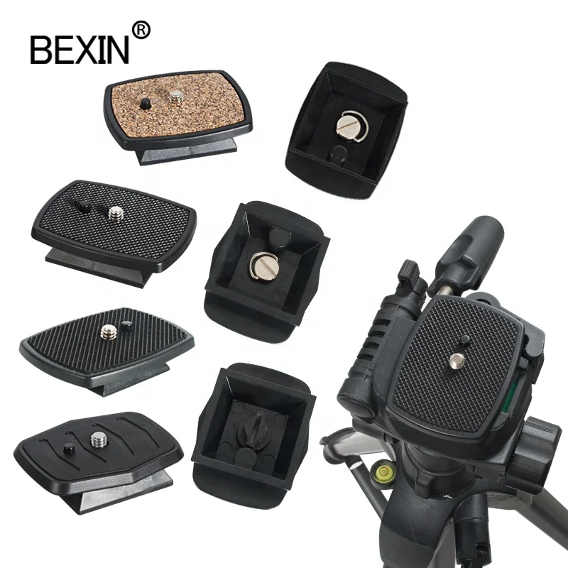 Source Tripod spare parts wholesale camera accessories tripod camera mount adapter quick release base plate for yunteng on