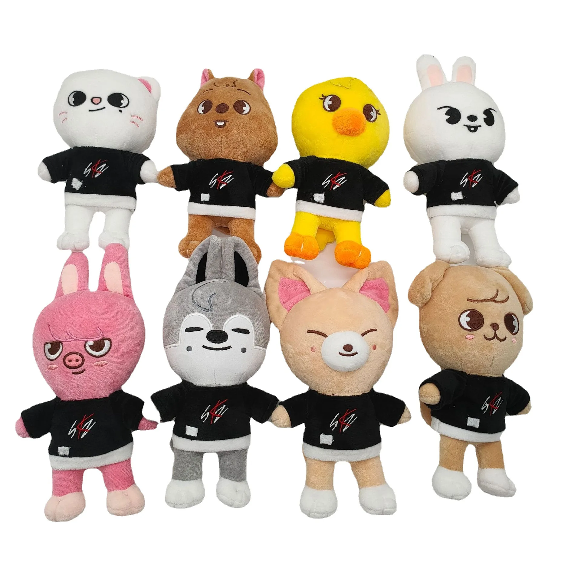 Wholesale Stray Kids Character Plush Toys Leeknow Hyunjin Character ...