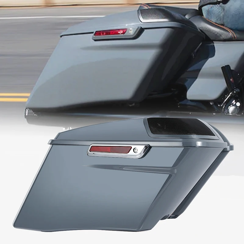 stretched saddlebags for street glide