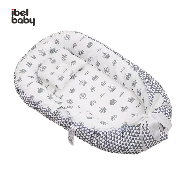 Baby Cotton Portable baby nest Baby Lounger Co Sleeping Portable Newborn Lounger