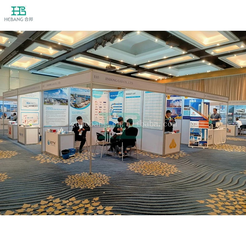 Standard Exhibition Booth With Shell Scheme And Aluminum Profiles For ...