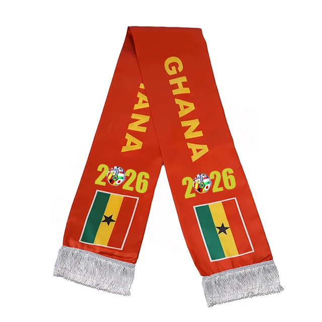 Custom Tanzania Sports Event National Flag Supporter Scarf 2026