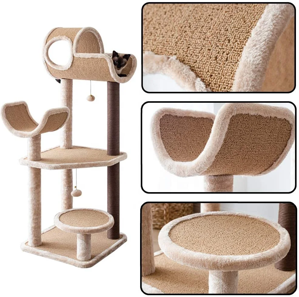 
 Размер xxl, Роскошный дизайнерский современный недорогой деревянный Большой Домик для кошек, игровой домик для домашних животных, Когтеточка, башня, дерево для больших кошек, квартира  