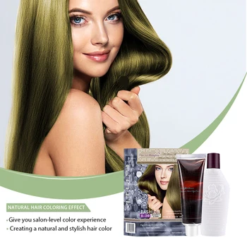 OEM Professional Home-Use Semi-Permanent Hair Dye Cream Ammonia-Free Oxidant for Hair Color