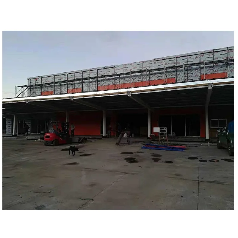 軽量プレハブ2階建て鉄骨構造倉庫| Alibaba.com