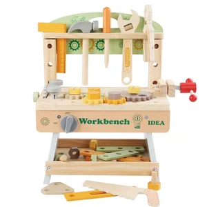 2026 New Manufacturer Direct Sale Multi-function Tool Table Early Educational Pretend Play Preschool for Kids Boys Girls