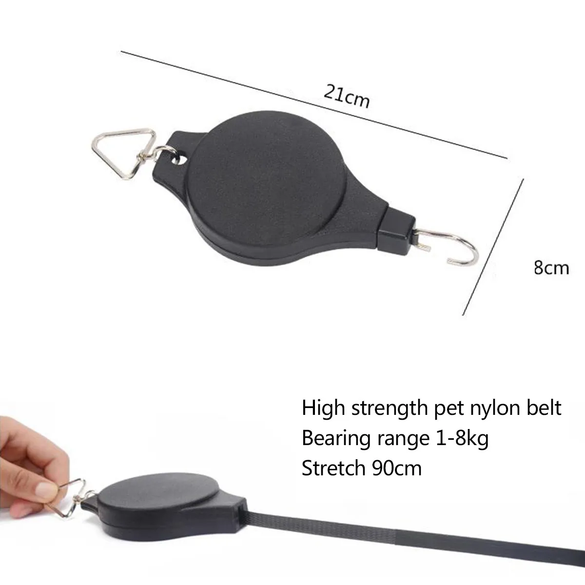 Выдвижная подвесная корзина, подвесная вешалка, подвесной садовый крючок для цветочных Горшков