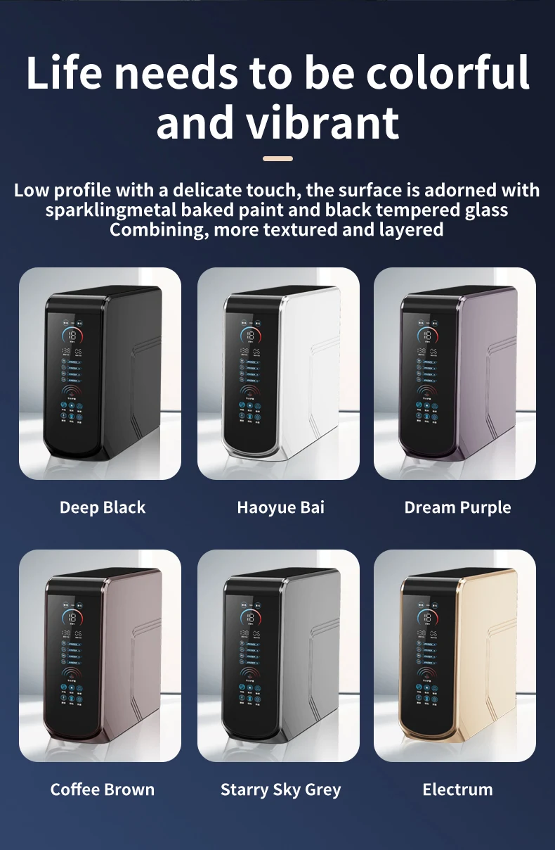 800G Reverse Osmosis Home Use Water Filter Life Reminder TDS Display Drinking Water Manufacturing Vendor