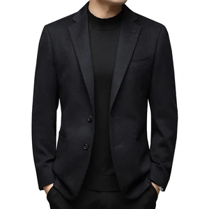 Italian Korean Style Men's Wedding Business Casual Single-Breasted Suit Formal Jacket Plus Size Breathable for Europe United