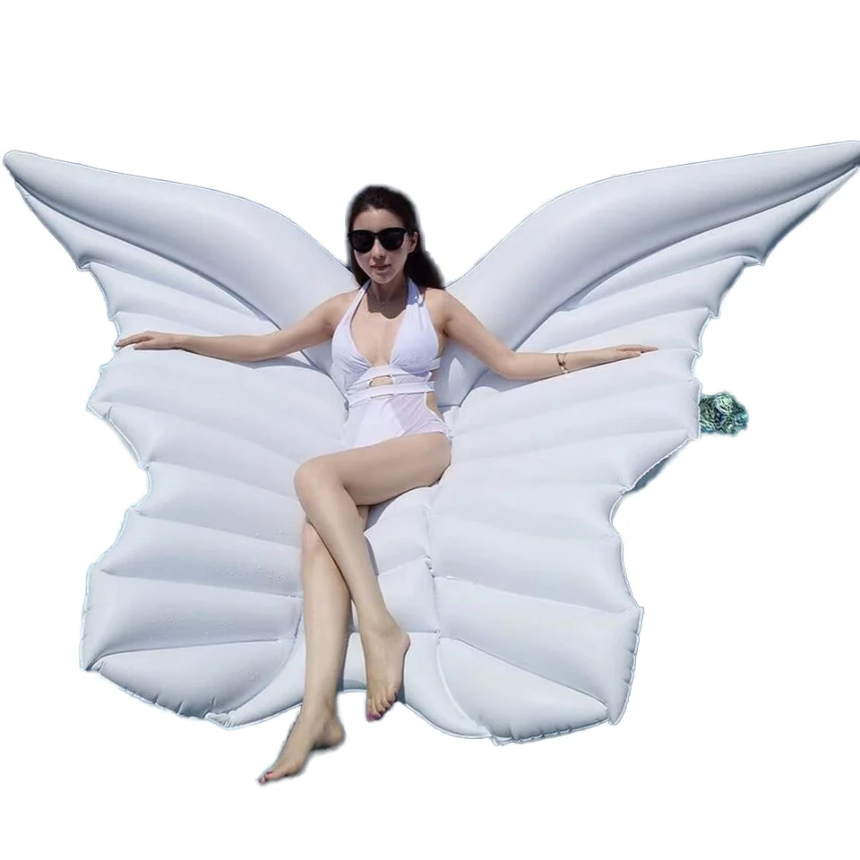 Factory in Stock Angel Wings Inflatable Floating Bed Floating Row Water Floating Air Cushion Floating Boat