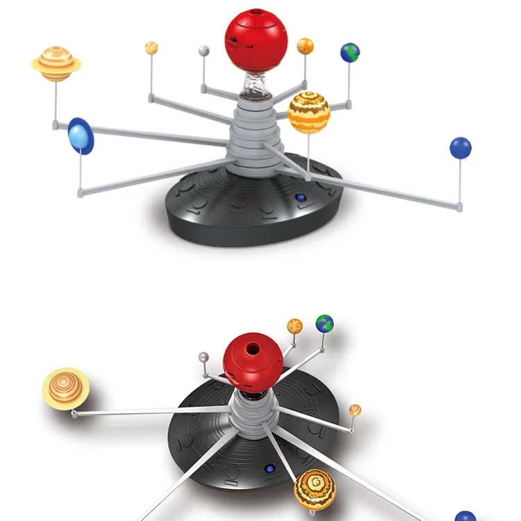 Large Motorized Solar System Model DIY STEM Toys for Kids