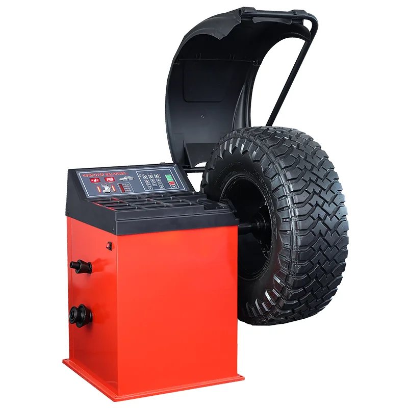 Pneumatic car tire wheel balancing machine with ce certificate good price wheel balancer 110/220v  vehicle equipment