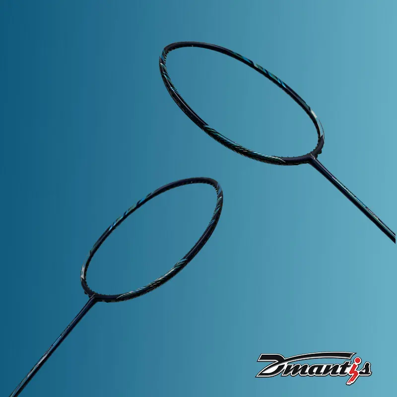 Dmantis D008 Model China Factory Wholesale Carbon Fiber Badminton Racket For Training And  Competition