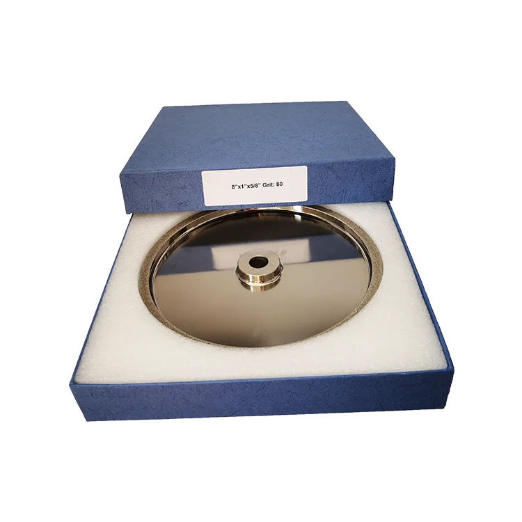 8 дюймов CBN шлифовальный круг 180 грит гальванизированный для заточки высокоскоростных стальных инструментов токарные инструменты