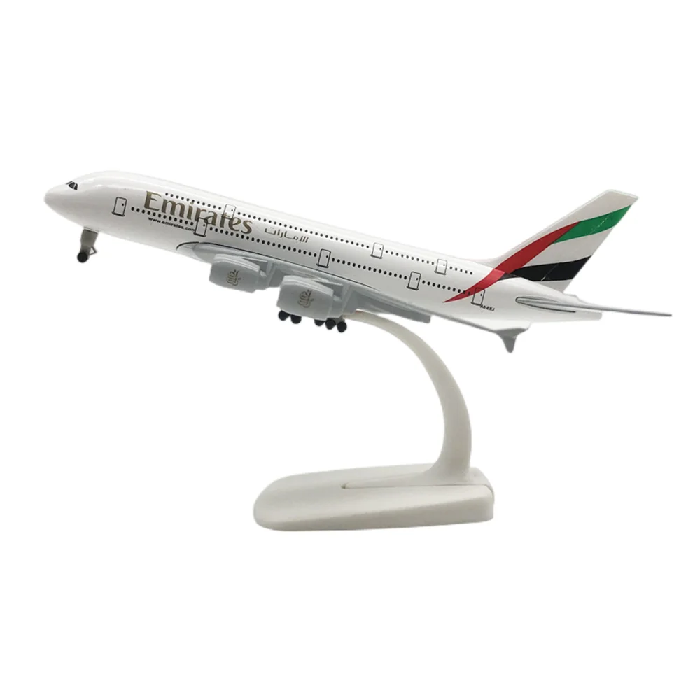 エミレーツ エアバスA380 1:400スケール ダイキャスト機模型 20cm