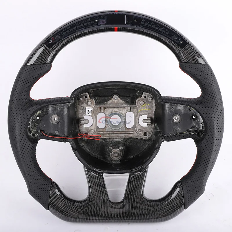 Sports Style Private Customization for Dodge Challenger Carbon Fiber Steering Wheel Hot Sale