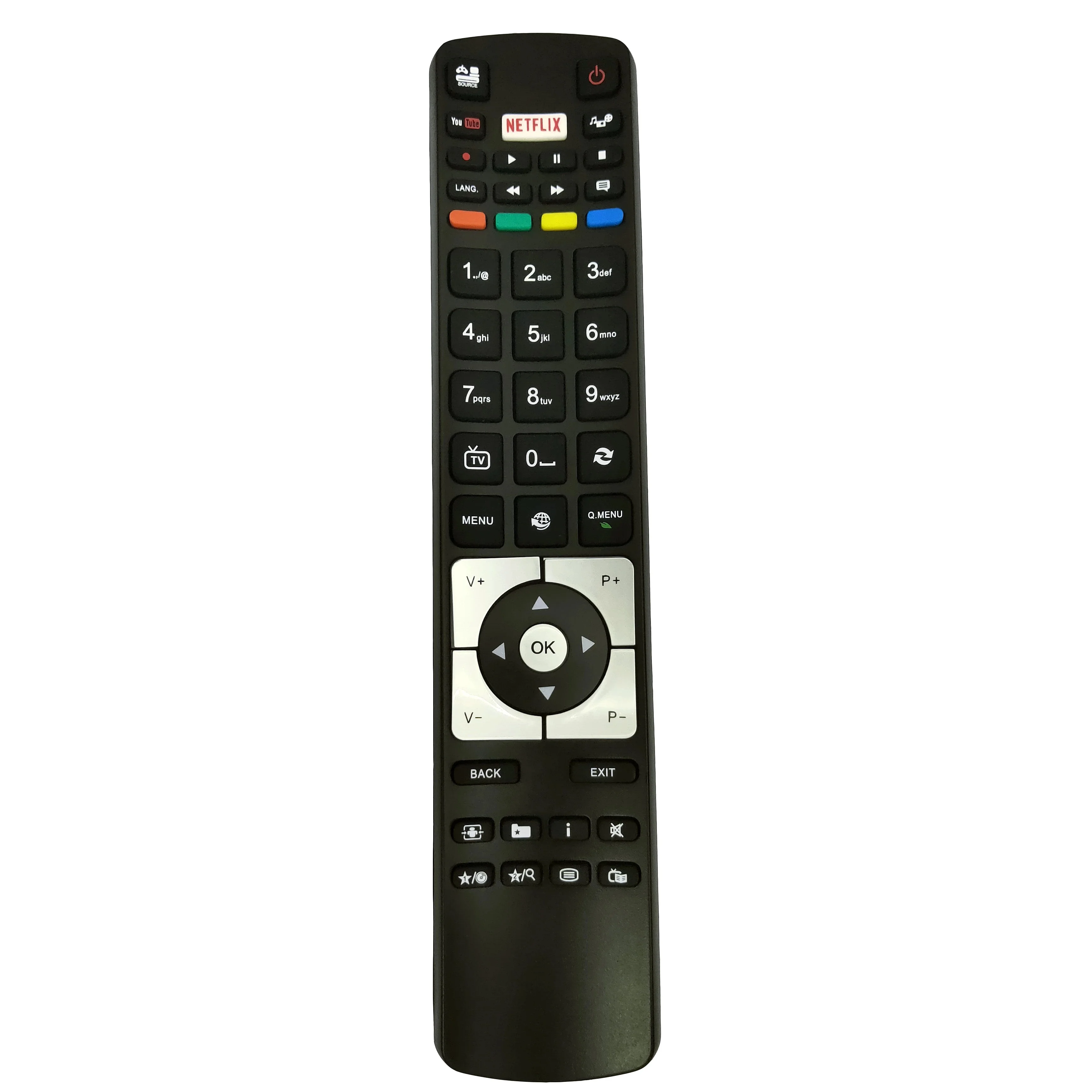 Hot Selling New Replacement Remote Control Telefunken RC5118 TV Usage 433MHz Frequency LED LCD Functions Waterproof 3V Voltage