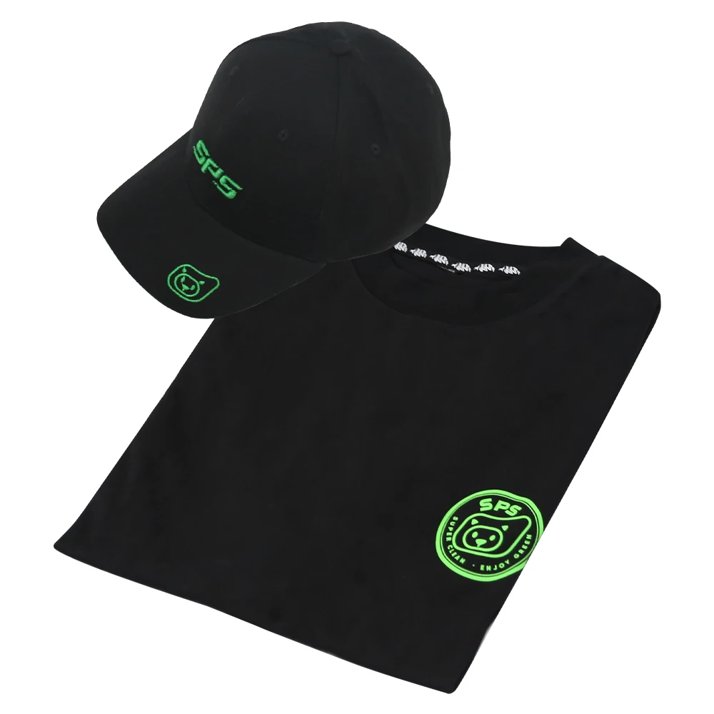 SPS High Pressure Cleaning Tools Brand Printed Logo Cotton Work Uniform Shirts Hat Company Souvenir Gift for Personalization