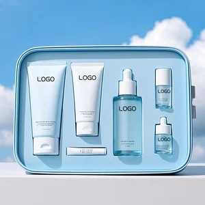 High Quality Skincare Mini Kit Cleanser Makeup Remover Moisturising& Eye Cream for Hydrating Skin Airplane Skin Care Set