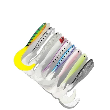 5cm6.5g Artificial Fishing Lure 3d Eyes Roll Tail Baits Soft Bait Realistic Scales Soft Fishing Lures – Soft Lure – view 2