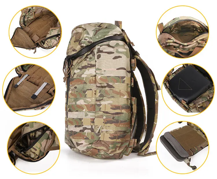 Emersongear Y-shaped Zipper Pack Outdoor Tactical Molle Backpacks ...