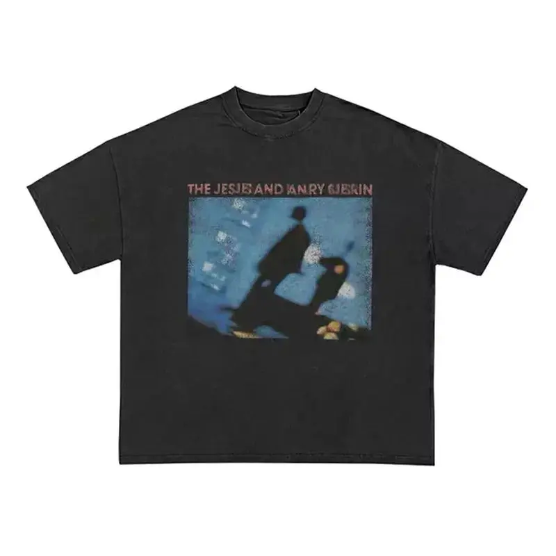 Custom Dtg Men T Shirts Screen Print Graphic Tshirt Vintage Oversized