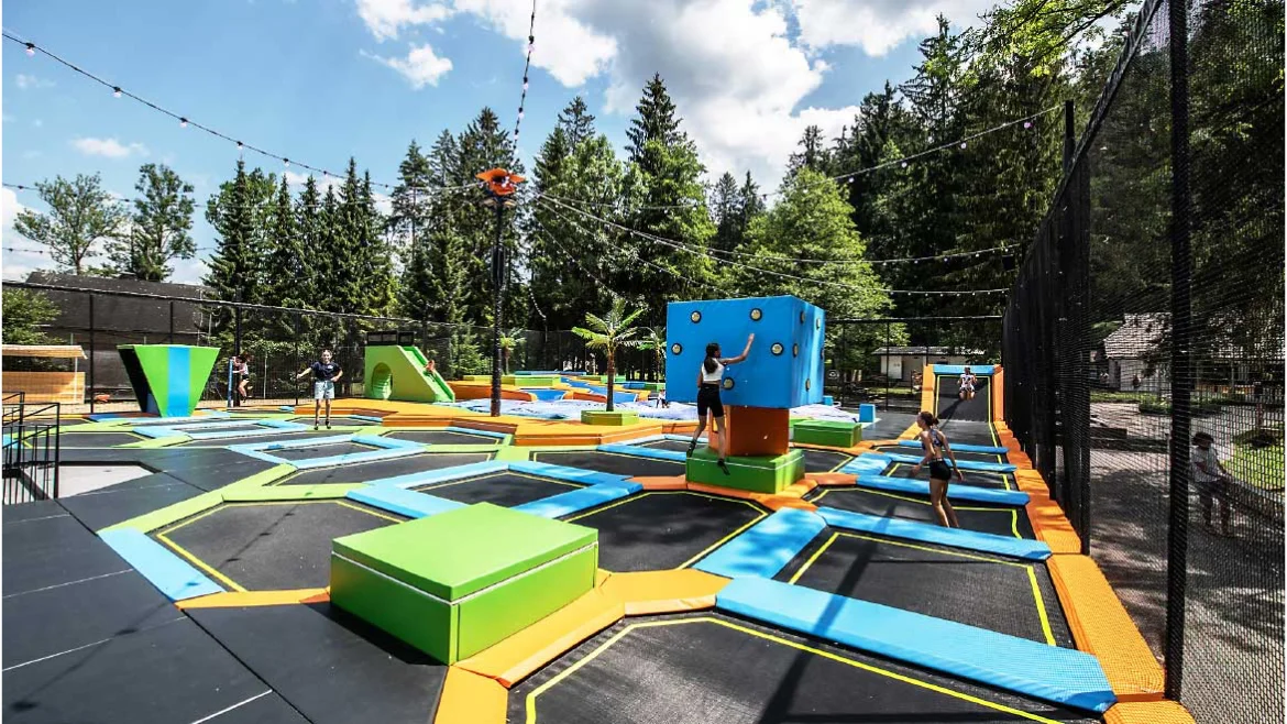 Amusement Parks Thin Air Trampoline Park Bettaplay Outdoor Mobile