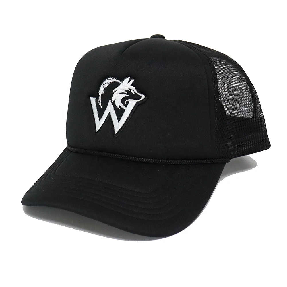 Custom High Quality 3d Embroidery Trucker Hats,Trucker Caps With Rope