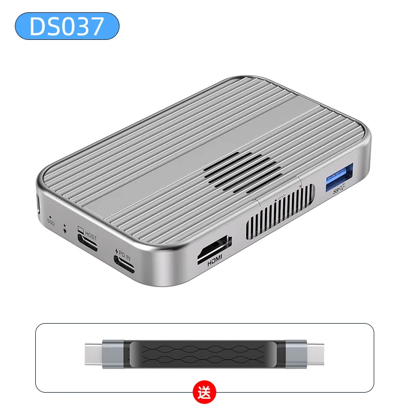 Готовый к отправке NVME 10 Гбит/с корпус SSD с поддержкой 2230 2242 2260 2280 8 ТБ внешний жесткий диск Корпус USB C магнитным