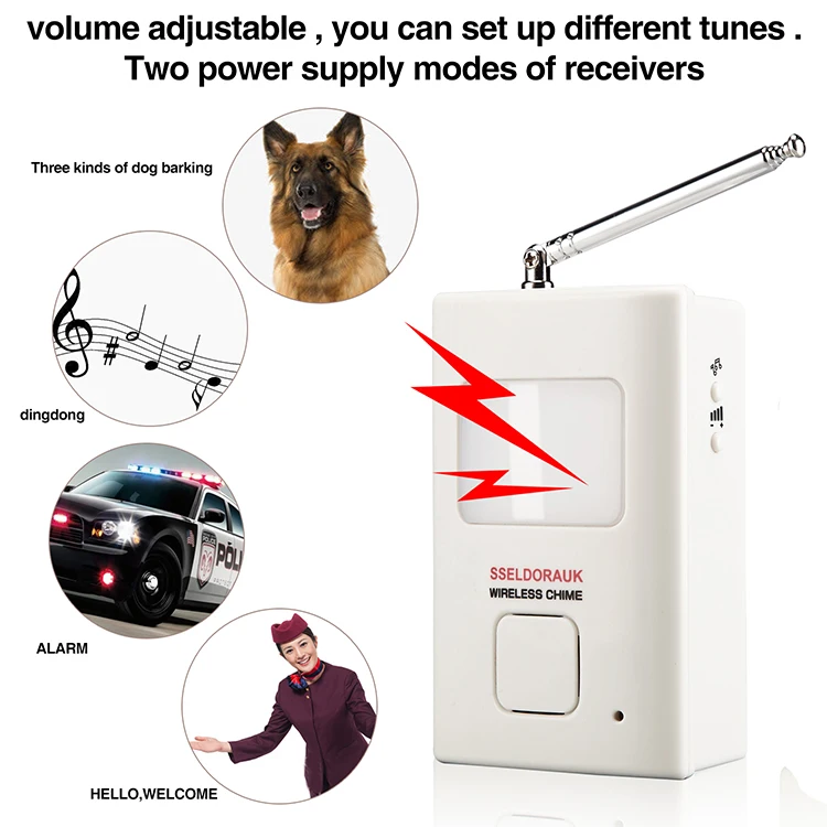 
 Беспроводной датчик движения тела для домашних животных, Электронная сигнализация baoji с pir-датчиком для комнаты, умного дома, квартиры, лай для глухих собак  