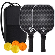 1 Piece Smooth Surface Glass Fiber USAPA Pickleball Paddles Wholesale China Pickleball Rackets Paddle