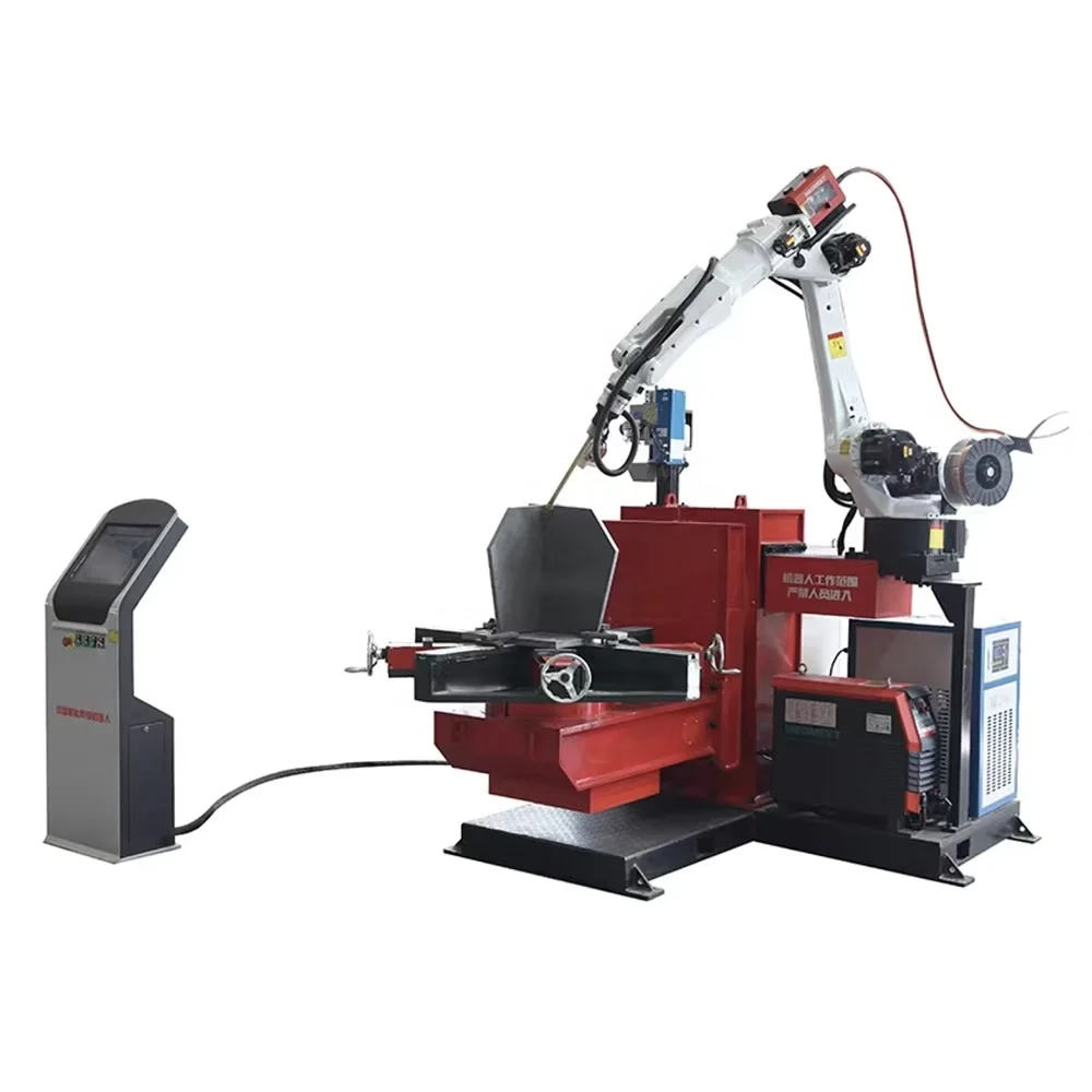 6-axis CO2 welding robot with automatic seam tracking, 500 A