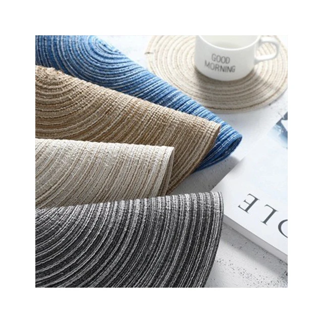 Japanese Handmade Kitchen Accessories Insulation Pads Table Plate Mat Coaster Thick Wove aperçu 2