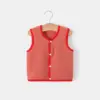 Chaleco polar naranja Qy052